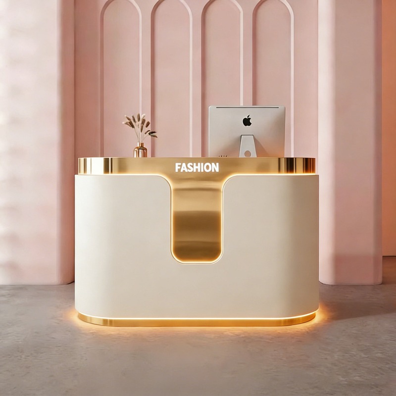 Office Furniture Store - كاونتر استقبال فاخر بتصميم نوردي عصري