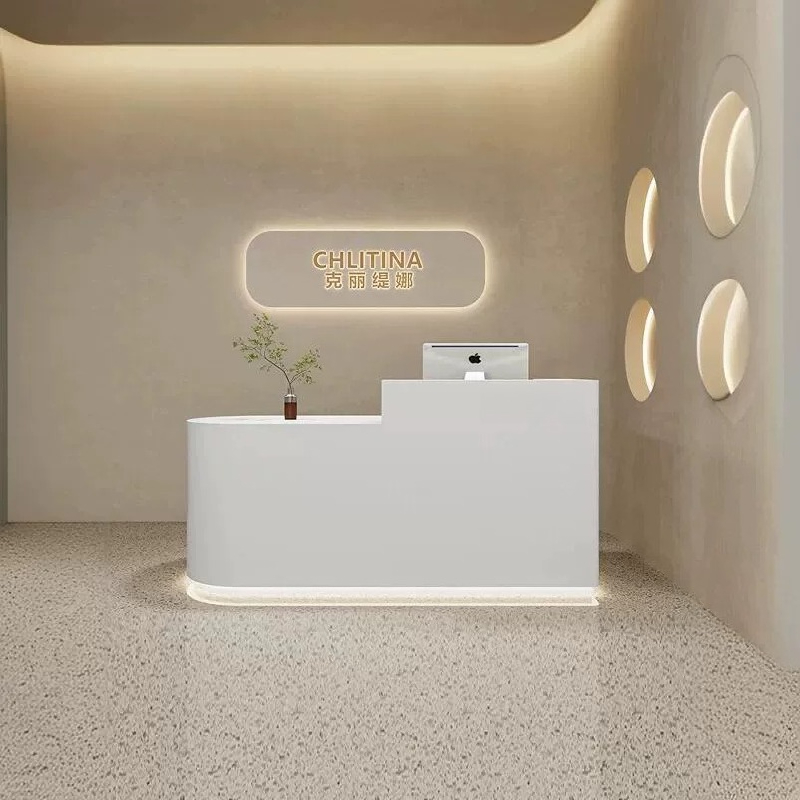 Office Furniture Store - كاونتر استقبال فاخر وعصري لمتجر الملابس