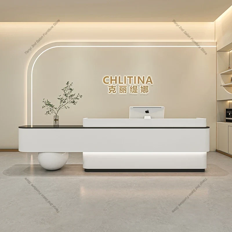 Office Furniture Store - مكاتب استقبال حديثة وبسيطة للمواقع مثل