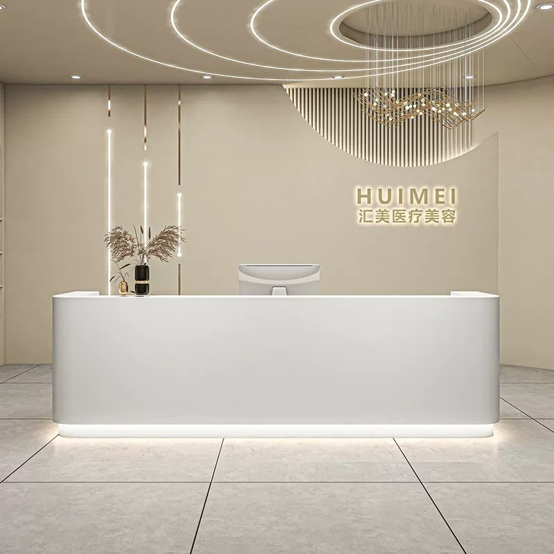 Office Furniture Store - طاولات كاشير عصرية بتصميم بسيط لصالونات