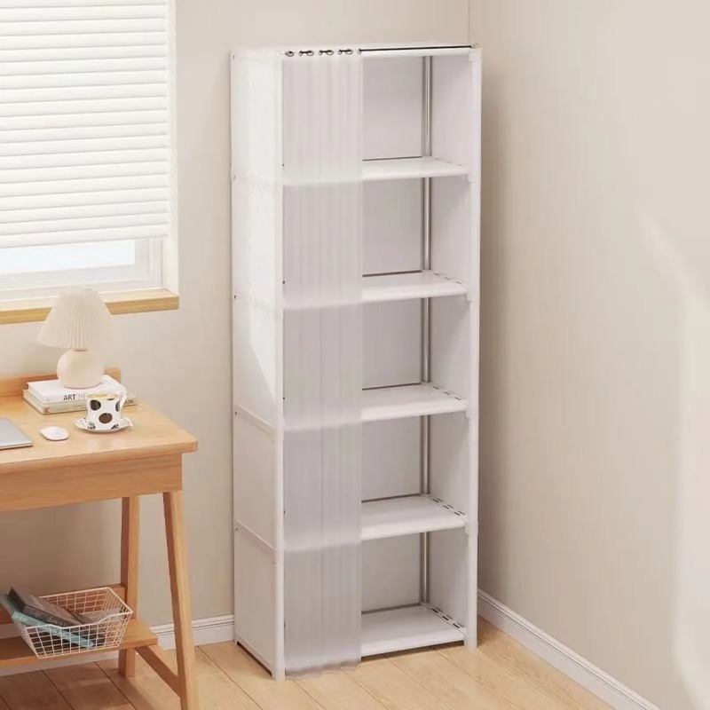 Bookshelf 5 Tier - خزانة ملابس، دولاب تخزين، خزانة بلاستيكية