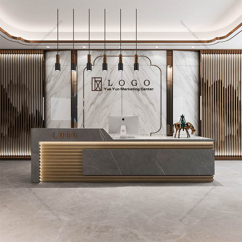 Office Furniture Store - مكتب استقبال أمامي عصري وفاخر للشركات،