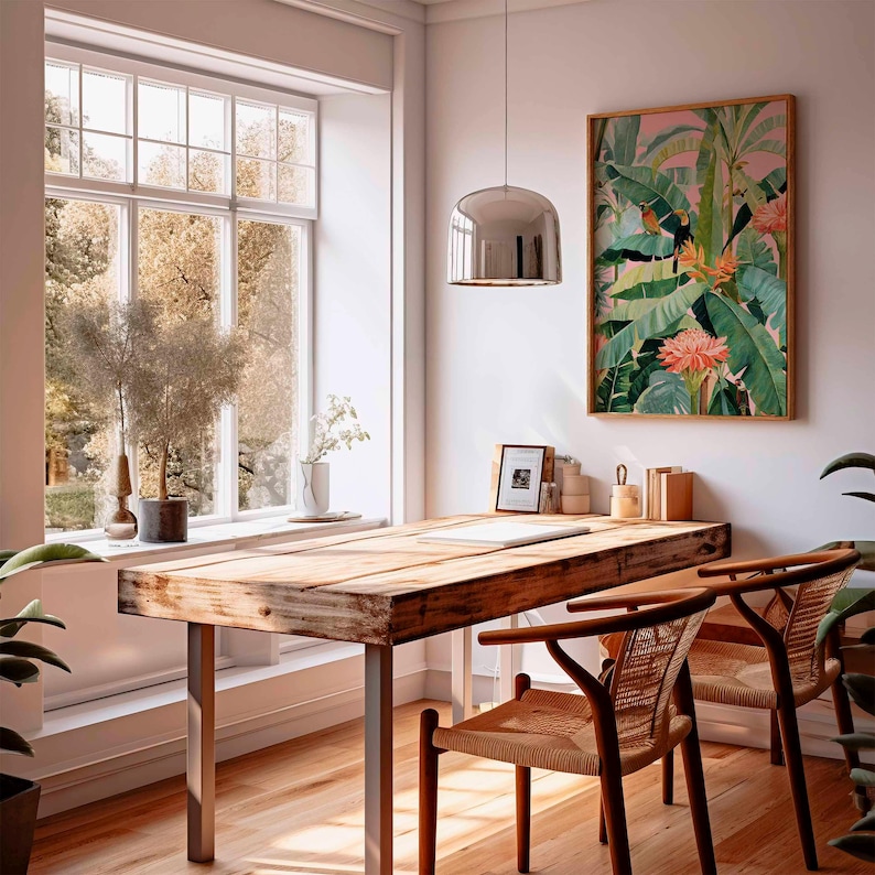 لوحة قماشية استوائية عتيقة الط - مراجعة Office Furniture World وسعره