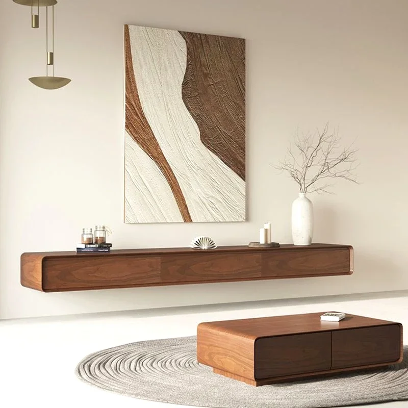 حوامل تلفاز ريترو، رفوف خشبية  - مراجعة Office Furniture World وسعره