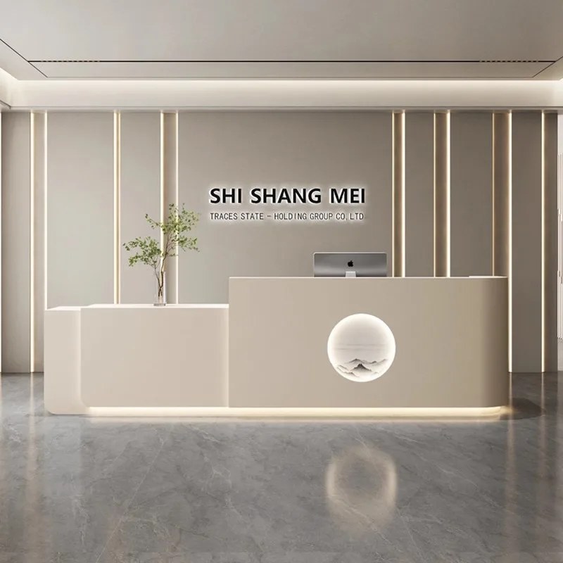 مكتب استقبال بتصميم نورديك كري - مراجعة Office Furniture Store وسعره