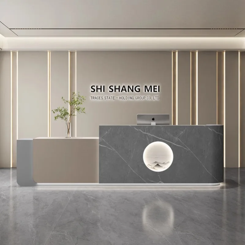 مكتب استقبال بتصميم نورديك كري - مراجعة Office Furniture Store وسعره