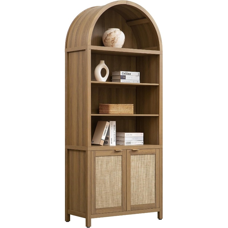 رف كتب SICOTAS بارتفاع 84.2 بو - مراجعة Bookshelf 5 Tier وسعره