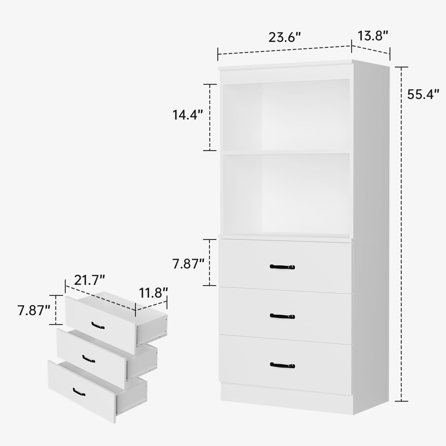 رف كتب بخمسة طوابق مع أدراج، خ - مراجعة Bookshelf 5 Tier وسعره